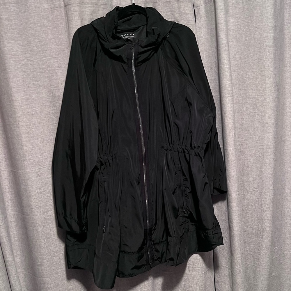 Athleta Raincoat - Black - 1x